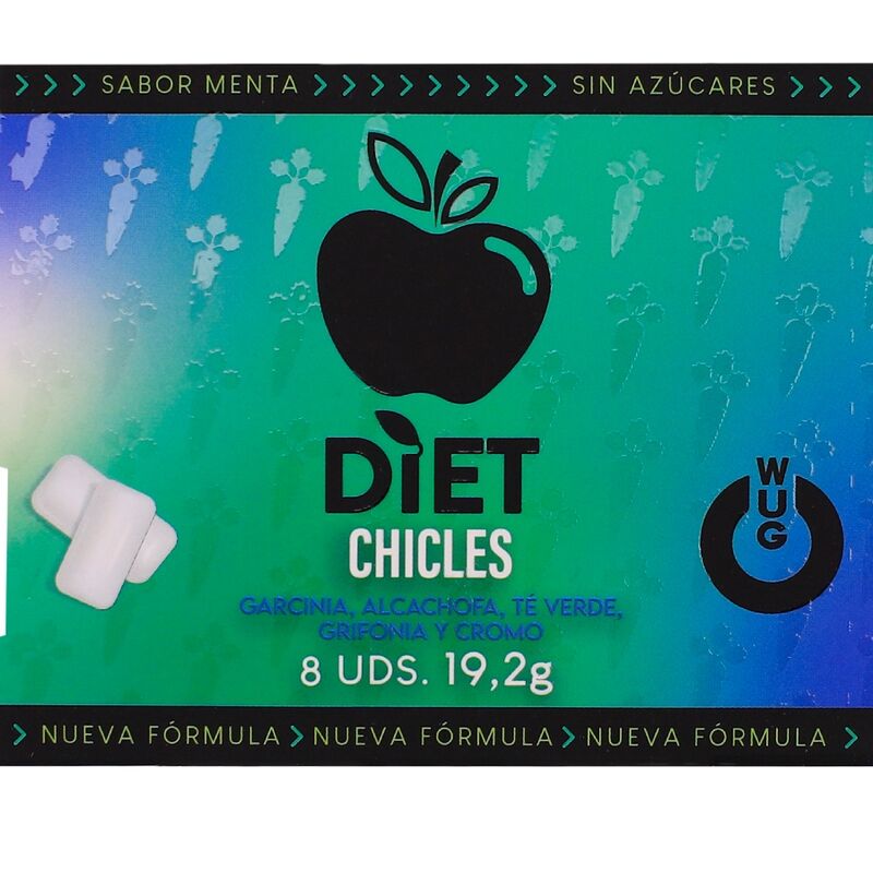 Dieta WUG - Controllo dell'appetito e riduzione degli spuntini BLISTER 8 UNITÀ – Gengive stimolanti