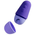 ROMP - STIMOLATORE CLITORIDEO GRATUITO CON COPERCHIO, 10 LIVELLI, RICARICABILE, VIOLA – Stimolatore d'aria con vibrazione