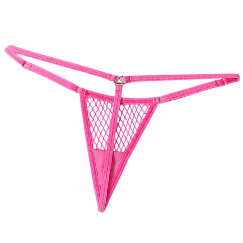 CHILIROSE - CR 4856 MICRO PERIZOMA REJILLA ROSA NEON S/M – Infradito – foto 3