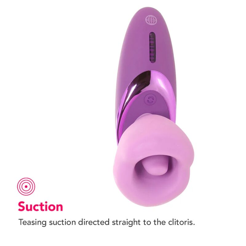 FANTASY FOR HER - VIBRATORE A SUCCHIA-PLEASURE VIOLA – Stimolatore d'aria con vibrazione – foto 5