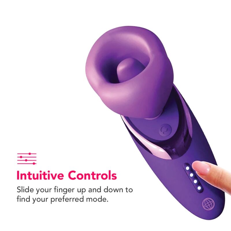 FANTASY FOR HER - VIBRATORE A SUCCHIA-PLEASURE VIOLA – Stimolatore d'aria con vibrazione – foto 7