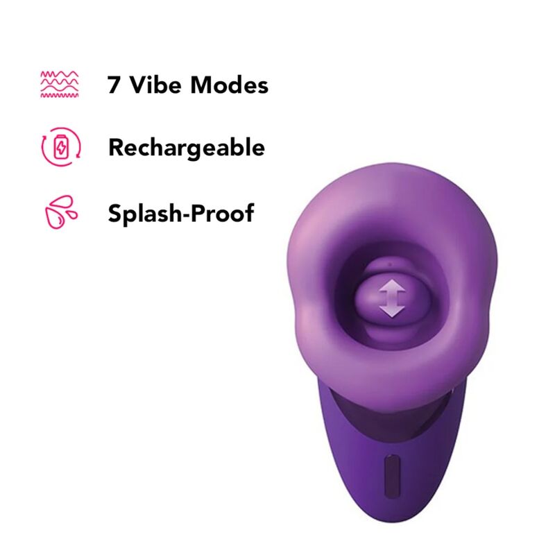 FANTASY FOR HER - VIBRATORE A SUCCHIA-PLEASURE VIOLA – Stimolatore d'aria con vibrazione – foto 4