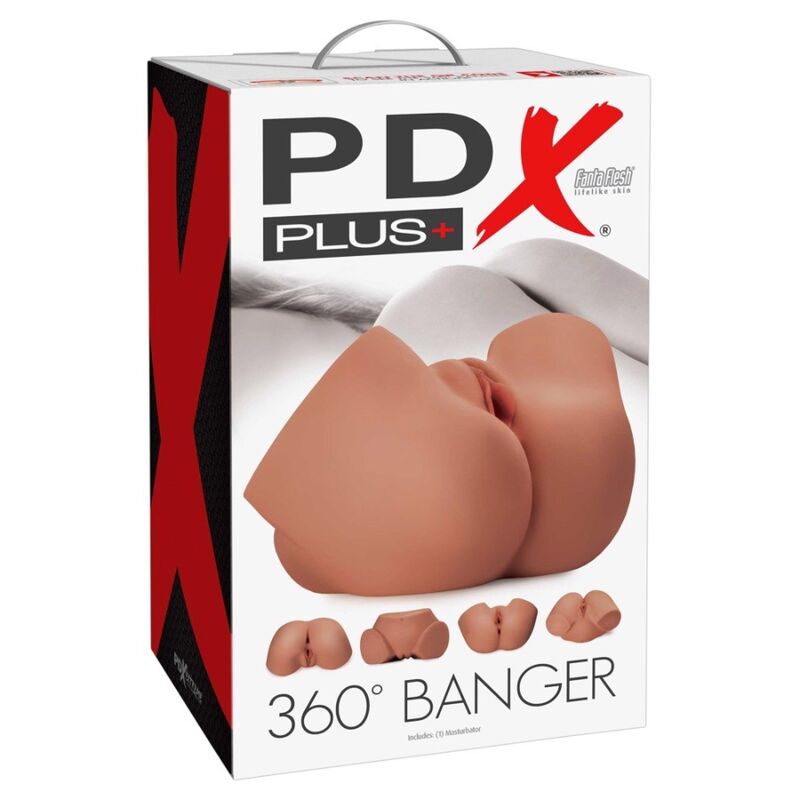 PDX PLUS - MASTURBATORE REALISTICO A 360° PER SEDERE E VAGINA – Masturbatore per l'ano senza vibrazioni – foto 7