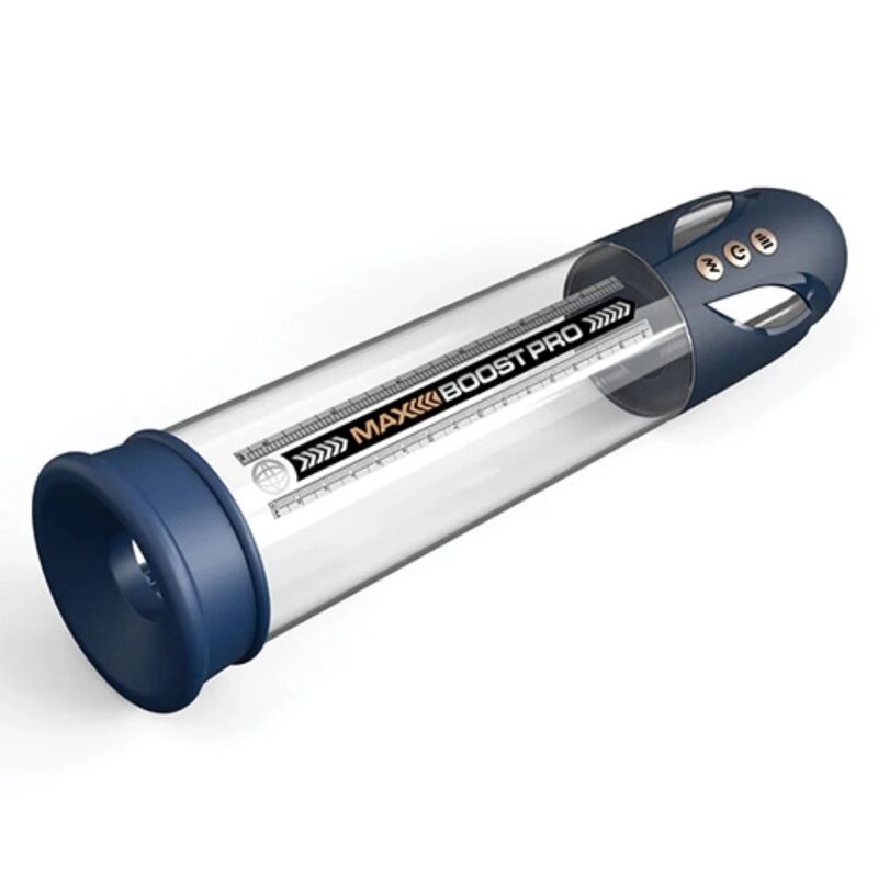 PUMP WORX - MAX BOOST PRO FLOW POMPA PER VUOTO BLU 30,5 CM – Pompa per l'ingrandimento del pene – foto 2