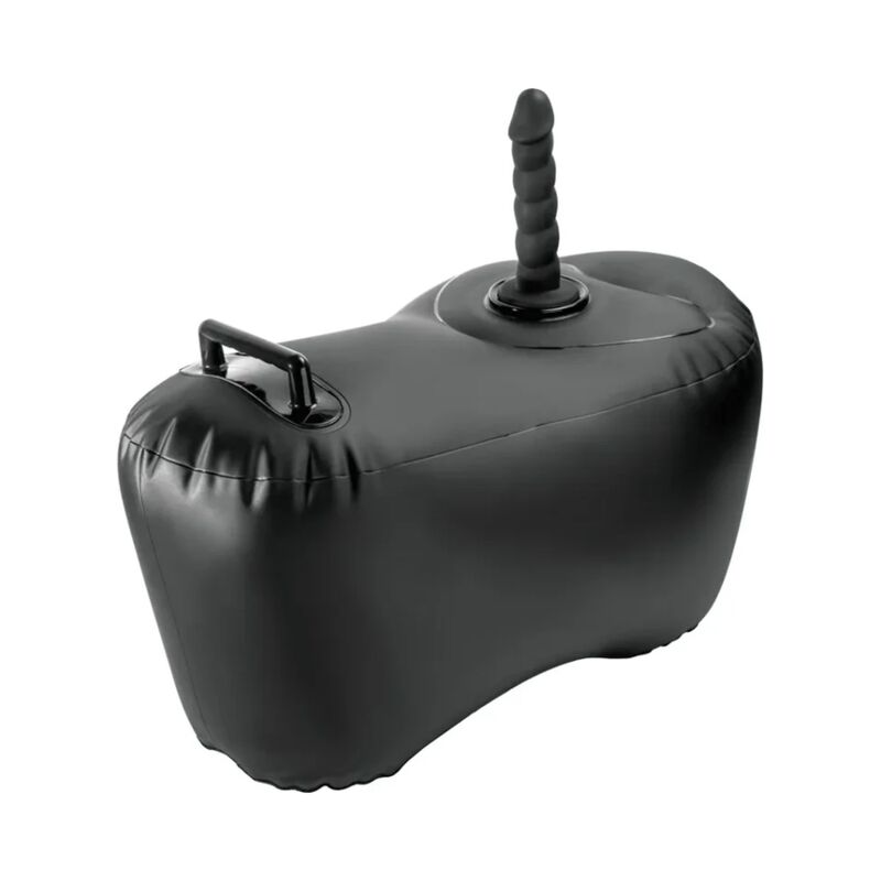 FETISH FANTASY SERIES - BODY DOCK SEGGIOLINO GONFIABILE CON DILDO 69,2 CM NERO – Cuscini sessuali