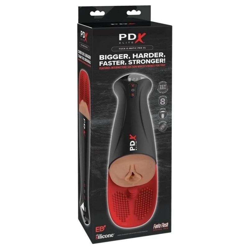 PDX ELITE - FAP-O-MATIC PRO XL VIBRANTE AUTOMATICO MARRONE 34,9 CM – Masturbatore automatico