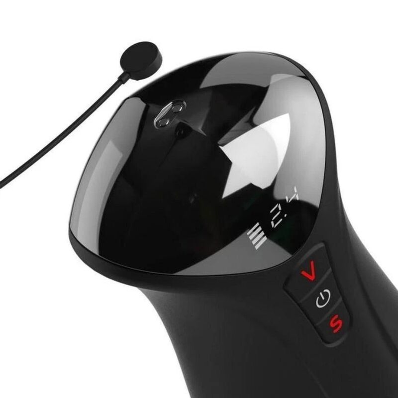 PDX ELITE - FAP-O-MATIC PRO XL VIBRANTE AUTOMATICO MARRONE 34,9 CM – Masturbatore automatico – foto 5