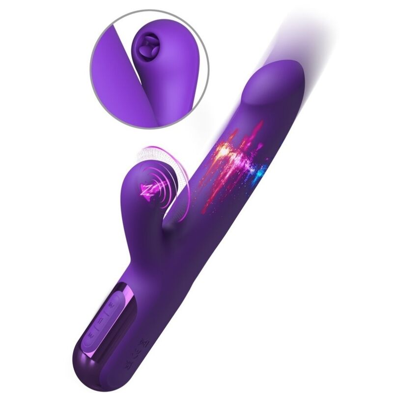 FANTASY FOR HER - VIBRATORE SUPER SONIX THRUSTER RABBIT VIOLA – Vibratori di coniglio – foto 2