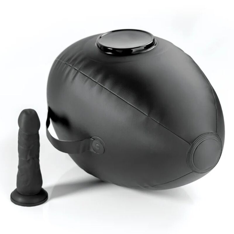 FETISH FANTASY SERIES - BODY DOCK SFERA DELL'AMORE GONFIABILE CON DILDO NERO 41,9 CM – Cuscini sessuali – foto 3