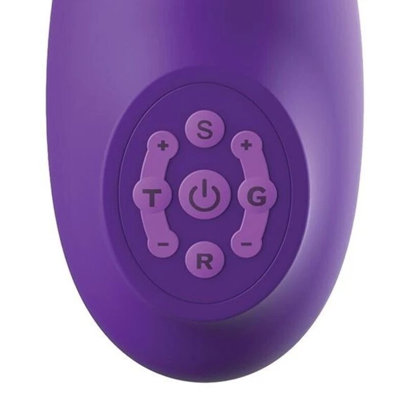 FANTASY FOR HER - VIBRATORE A CONIGLIO ULTIMATE PLEASURE PRO PLUS VIOLA 20,3 CM – Vibratori di coniglio – foto 3