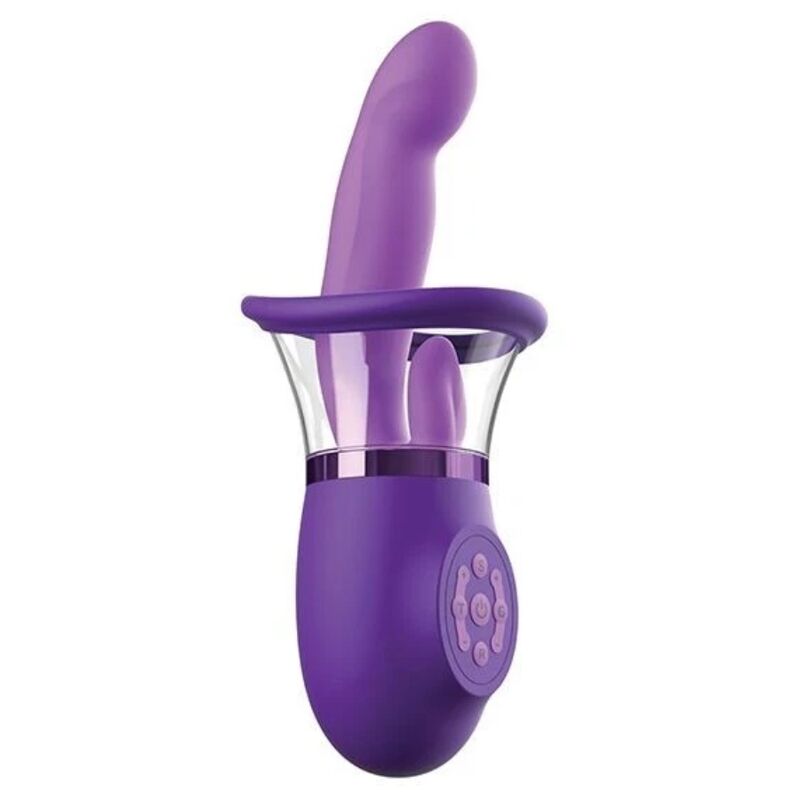 FANTASY FOR HER - VIBRATORE A CONIGLIO ULTIMATE PLEASURE PRO PLUS VIOLA 20,3 CM – Vibratori di coniglio – foto 2