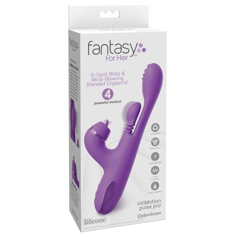FANTASY FOR HER - VIBRATORE A RAGAZZE INTIMOTION PULSE PRO VIBE VIBRATORE VIOLA – Vibratori di coniglio – foto 8