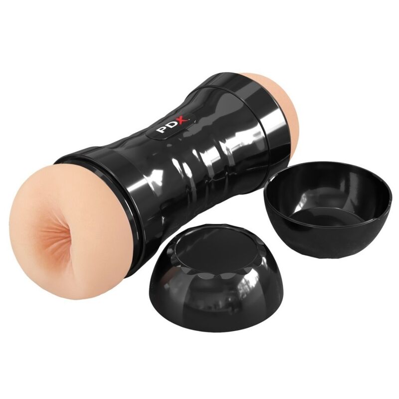 PDX EXTREME - WET PUSSIES SUPER FLIP-A-PUSSY OVER REVERSIBLE STROKER 21.6 CM – Masturbatore per l'ano senza vibrazioni – foto 2