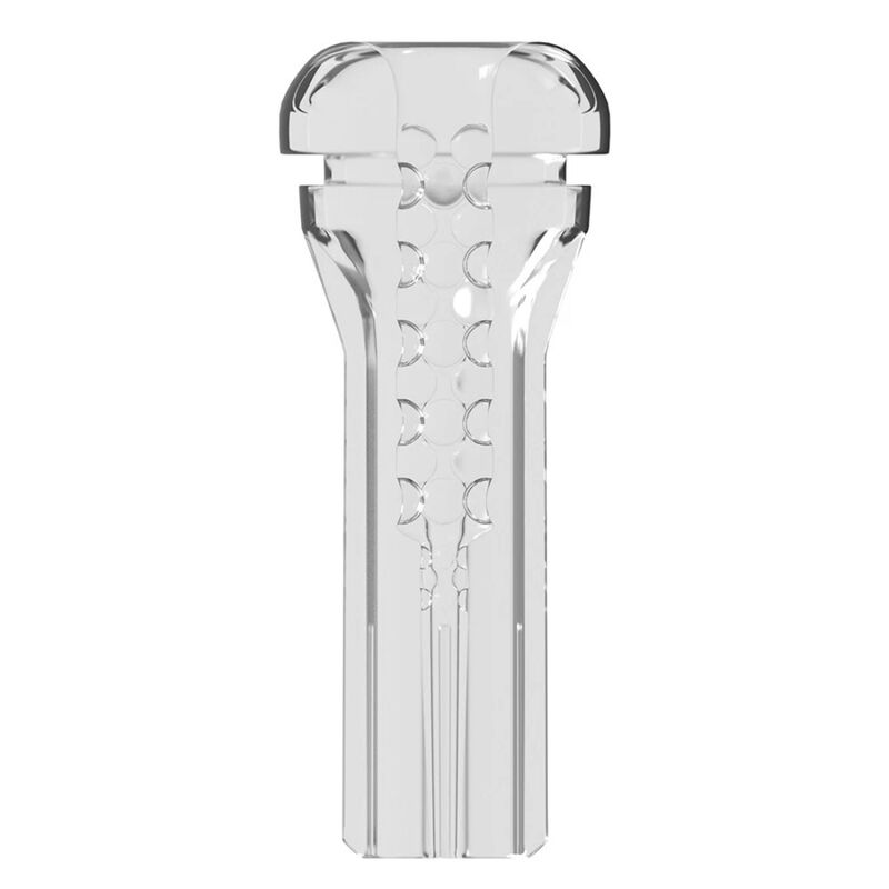 PDX ELITE - VIEWTUBE PLUS TRASPARENTE CON IMPUGNATURA EZ-GRIP, 21 CM – Vari masturbatori – foto 3