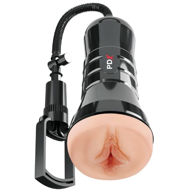 PDX EXTREME - WET PUSSIES SUPER SUCKER XXL LIGHT VAGINA STROKER WITH SUCTION 27.3 CM – Vagine senza vibrazioni