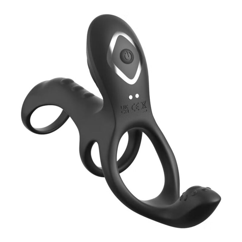 FANTASY C-RINGZ - GABBIA PER COPPIE DEFINITIVA, ANELLO VIBRANTE PER PENE MAX 19,5 CM – Cockring con vibrazione – foto 3