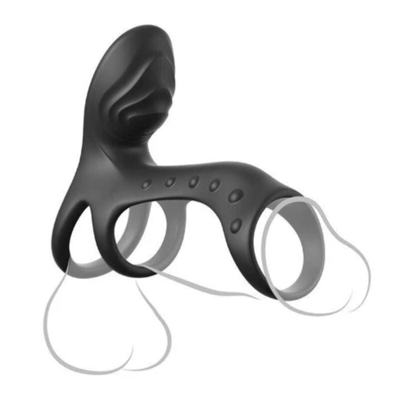 FANTASY C-RINGZ - GABBIA PER COPPIE DEFINITIVA, ANELLO VIBRANTE PER PENE PRO 19,5 CM – Cockring con vibrazione