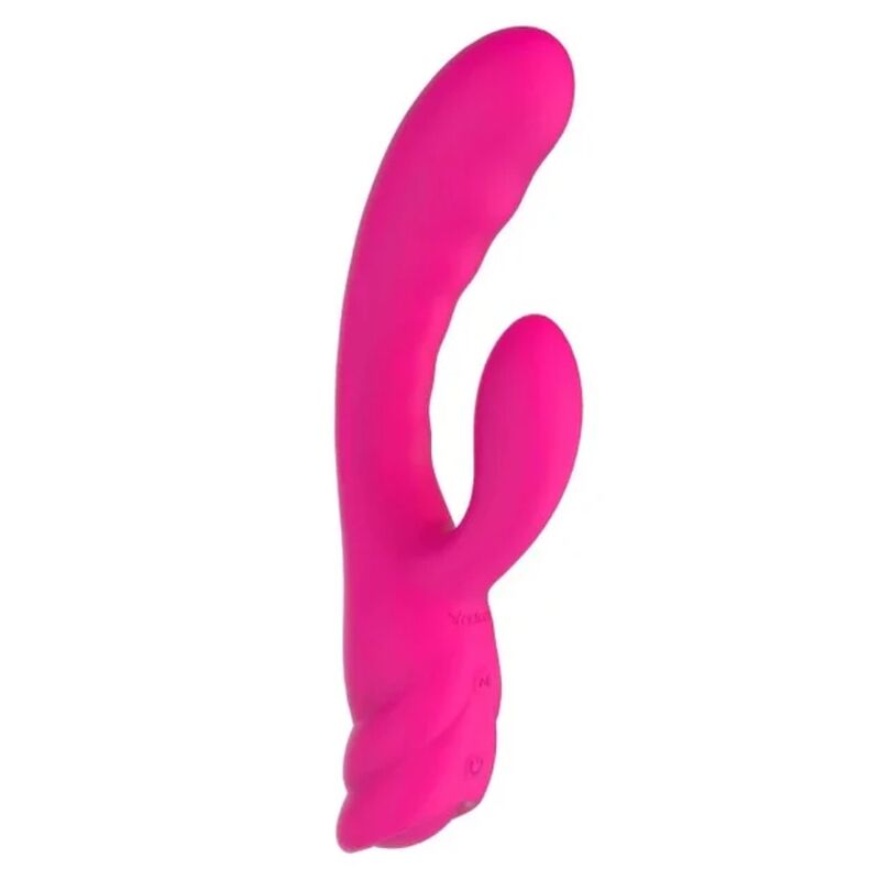 NALONE - PURE X2 VIBRATORE MAGIC STICK RABBIT - ROSA – Vibratori di coniglio