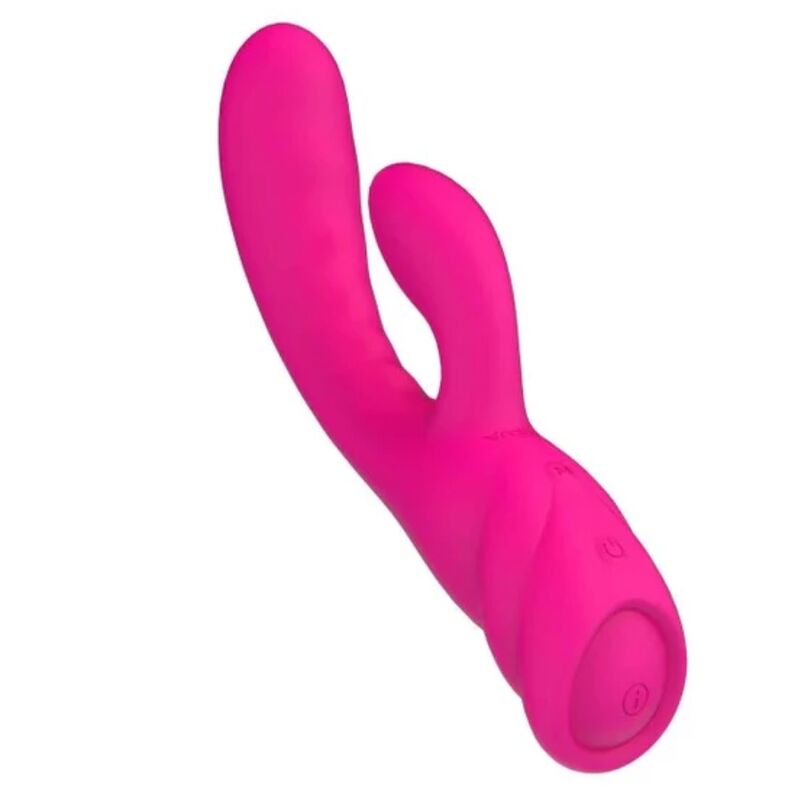 NALONE - PURE X2 VIBRATORE MAGIC STICK RABBIT - ROSA – Vibratori di coniglio – foto 2