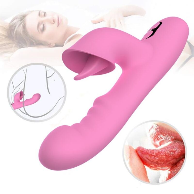 NALONE - T-MAY VIBRATORE MAGIC STICK RABBIT - ROSA – Vibratori di coniglio – foto 2
