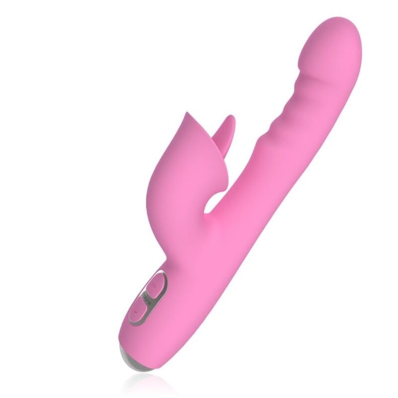 NALONE - T-MAY VIBRATORE MAGIC STICK RABBIT - ROSA – Vibratori di coniglio – foto 5