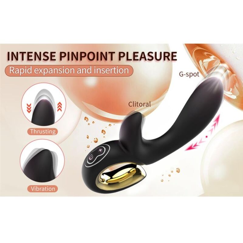 NALONE - LULU VIBRATORE MAGIC STICK RABBIT ROSA – Vibratori di coniglio – foto 7