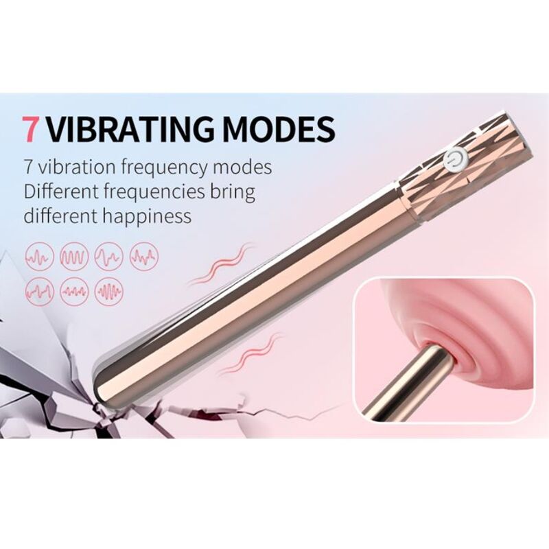 NALONE - TIA VIBRATORE MAGIC STICK RABBIT - ROSA – Stimolatori – foto 4