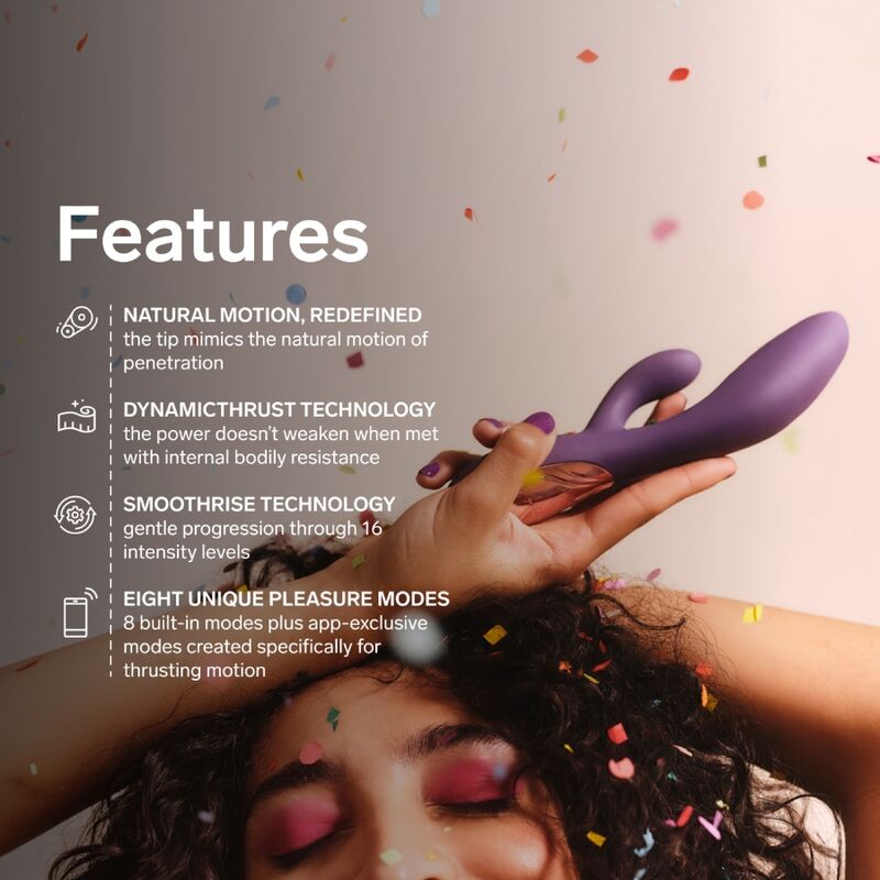 LELO - INA VIBRATORE A SPINTA RABBIT VIOLA – Vibratori di coniglio – foto 8
