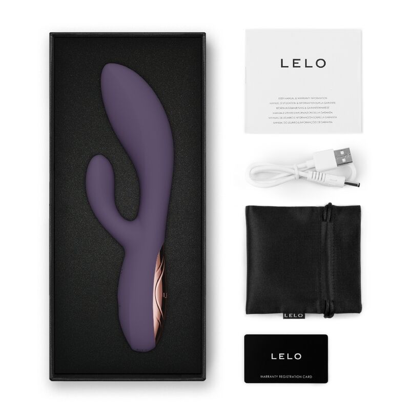 LELO - INA VIBRATORE A SPINTA RABBIT VIOLA – Vibratori di coniglio – foto 11