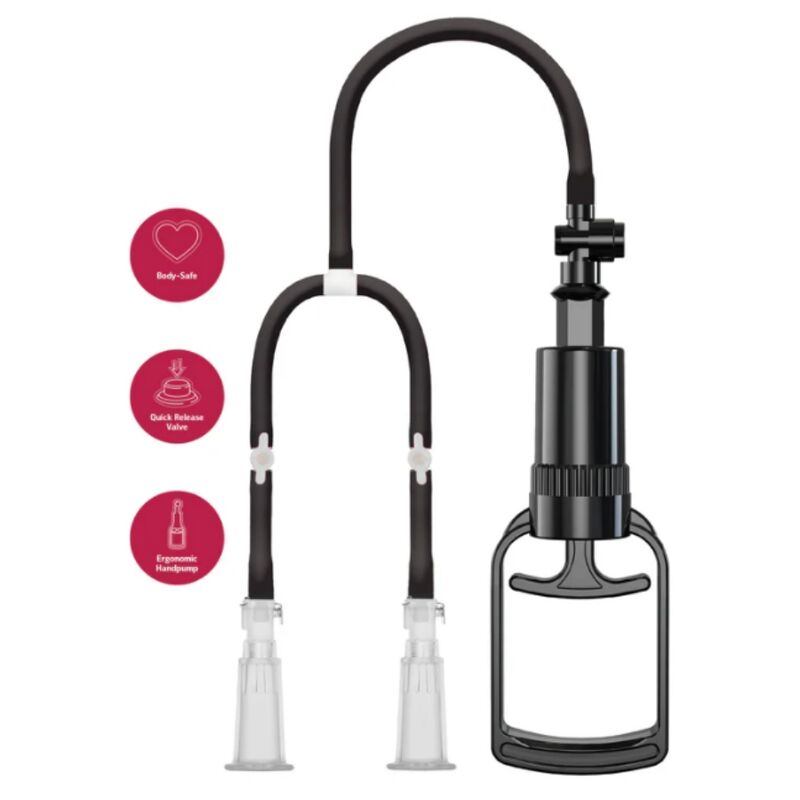 SHE.E.O - POMPA A VUOTO PER CAPEZZOLI S/M – Stimolatore dell'aria nessuna vibrazione