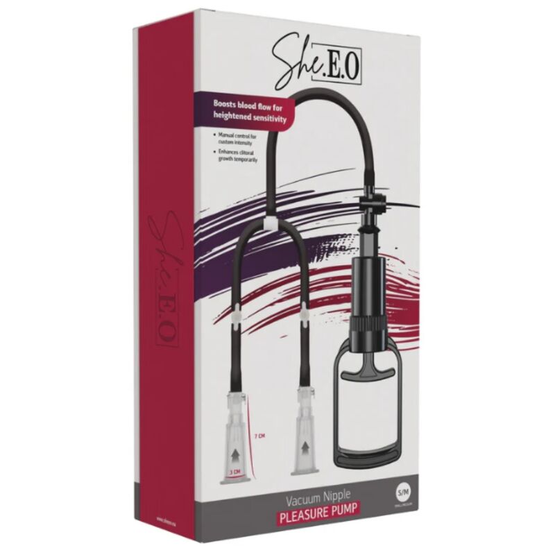 SHE.E.O - POMPA A VUOTO PER CAPEZZOLI S/M – Stimolatore dell'aria nessuna vibrazione – foto 4