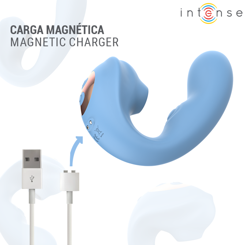 INTENSE - STIMOLATORE CLITORIDEO MULTIFUNZIONE GINA BLU – Vibratori HI-TECH – foto 9