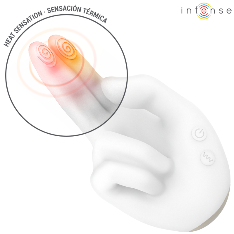 INTENSE - JIMMY STIMOLATORE MULTIFUNZIONE A FORMA DI MANO CON VIBRAZIONE E CALORE – Per il clitoride – foto 6