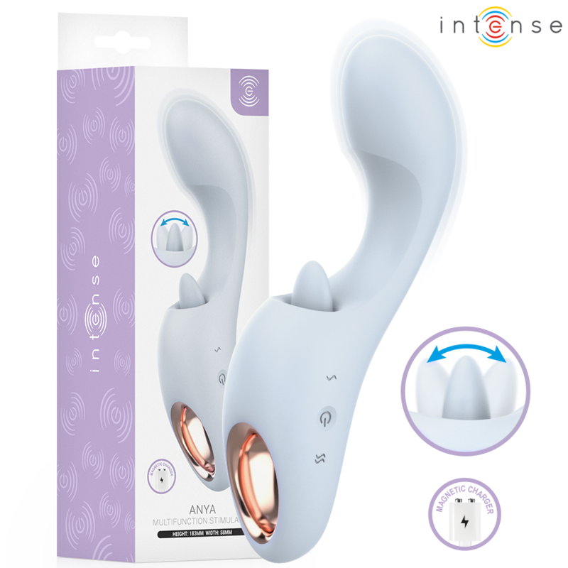 INTENSE - ANYA STIMOLATORE DI VIBRAZIONE E MOVIMENTO MULTIFUNZIONE – Vibratori HI-TECH