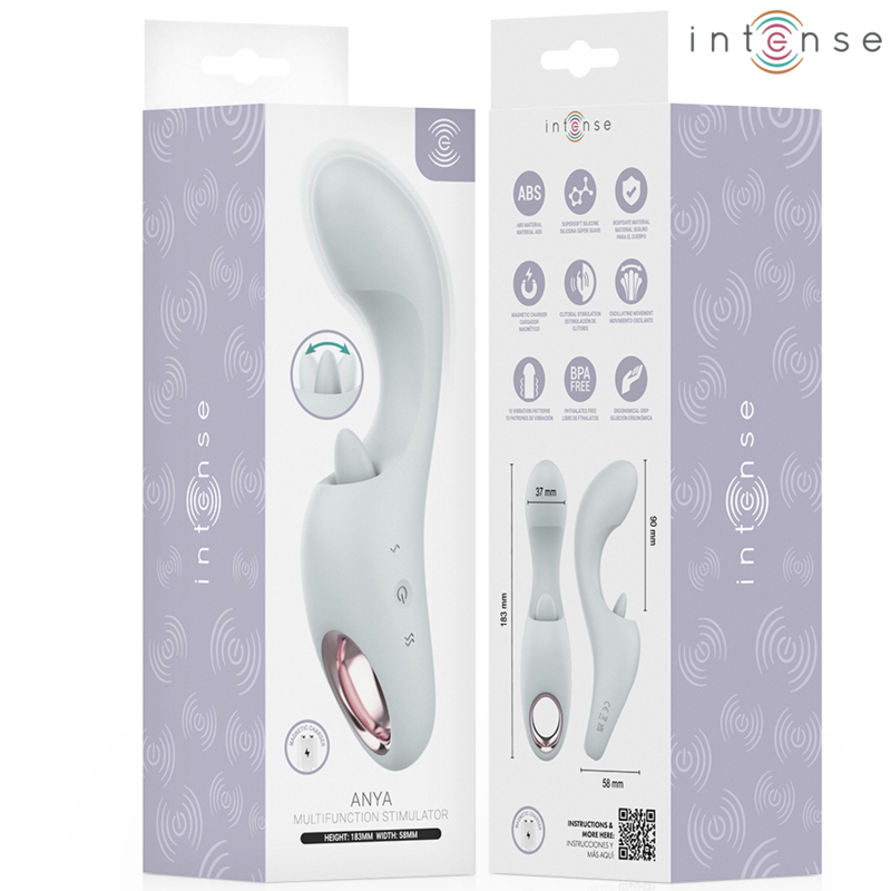 INTENSE - ANYA STIMOLATORE DI VIBRAZIONE E MOVIMENTO MULTIFUNZIONE – Vibratori HI-TECH – foto 8