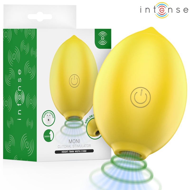 INTENSE - MONI STIMOLATORE CLITORIDE A SUZIONE LEMON – Per il clitoride