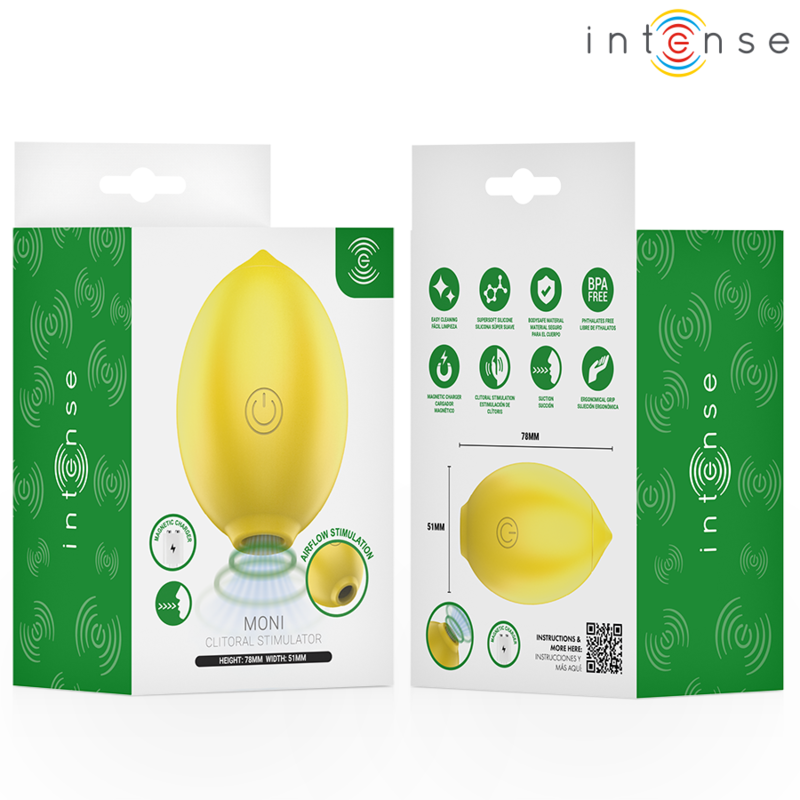 INTENSE - MONI STIMOLATORE CLITORIDE A SUZIONE LEMON – Per il clitoride – foto 9