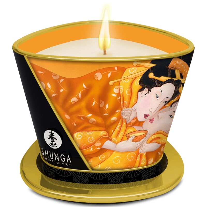 SHUNGA - CANDELA DA MASSAGGIO AL MANGO 170 ML – Candele da massaggio – foto 2