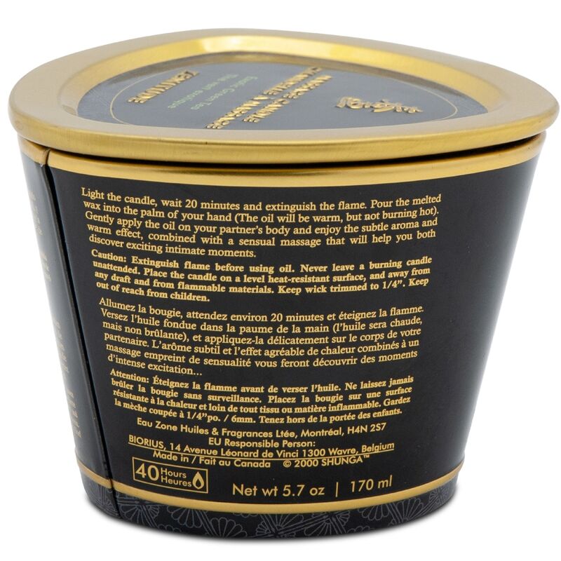 SHUNGA - CANDELA DA MASSAGGIO AL MANGO 170 ML – Candele da massaggio – foto 5