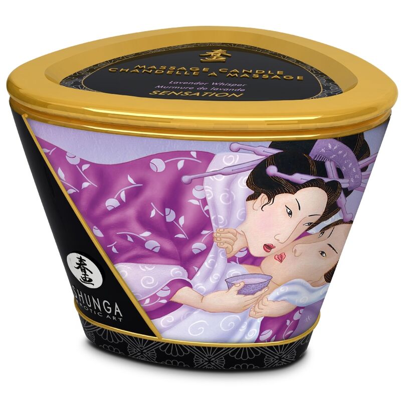 SHUNGA - CANDELA DA MASSAGGIO LAVANDA 170 ML – Candele da massaggio – foto 3