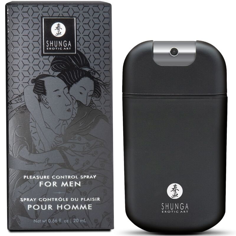 SHUNGA - SPRAY CONTROLLO DEL PIACERE PER UOMINI 20 ML – Ritardanti