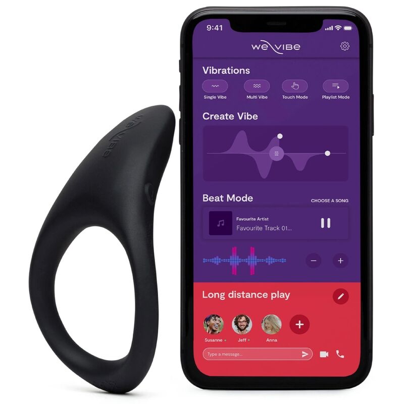 WE-VIBE - ANELLO VIBRANTE VERGE 2 WE CONNECT – Cockring con vibrazione
