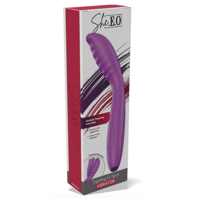 SHE.E.O - VIBRATORE VIOLA PER LA STIMOLAZIONE DEL PUNTO G – Vibratori a punto G – foto 5