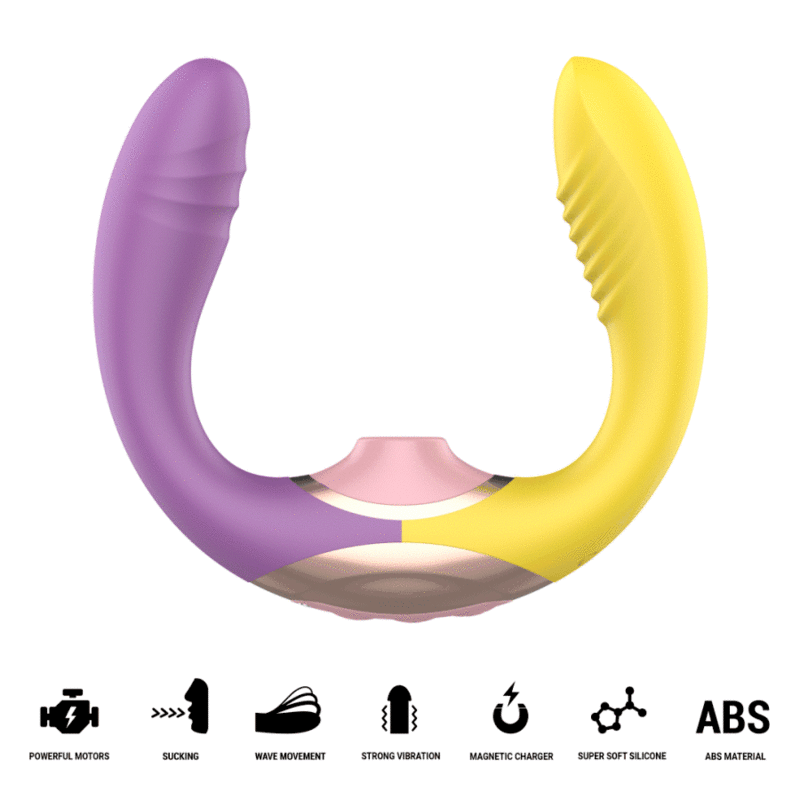 INTENSE - WILLOW  STIMOLATORE A VIBRAZIONE E ASPIRAZIONE 3 IN 1 – Vibratori HI-TECH – foto 2