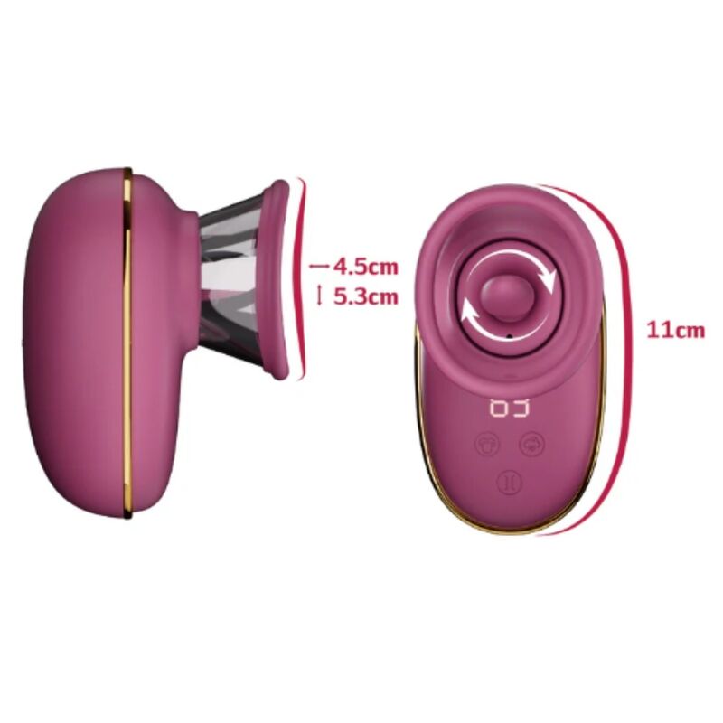 SHE.E.O - POMPA AUTOMATICA PER LA STIMOLAZIONE CLITORIDEA CON EFFETTO LECCHIO (VIOLA) – Per il clitoride – foto 5