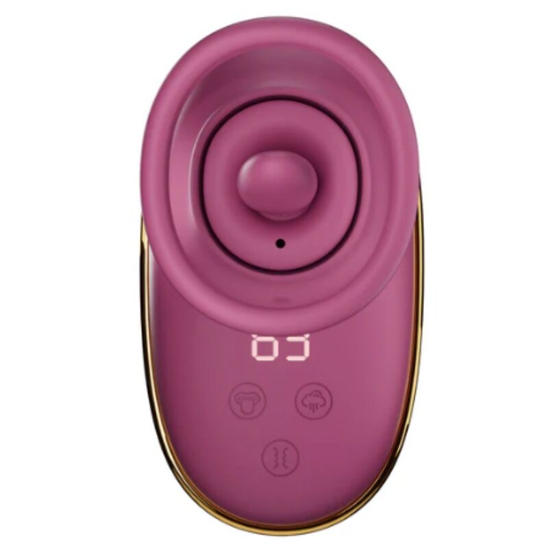 SHE.E.O - POMPA AUTOMATICA PER LA STIMOLAZIONE CLITORIDEA CON EFFETTO LECCHIO (VIOLA) – Per il clitoride – foto 3