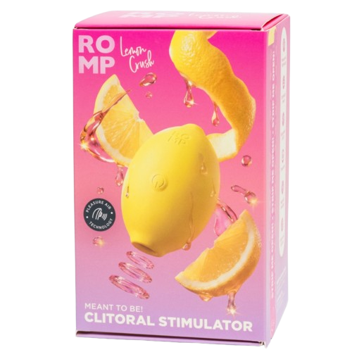 ROMP - LEMON CRUSH PLEASURE AIR STIMOLATORE CLITORIDEO GIALLO – Per il clitoride – foto 7