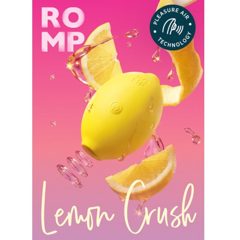 ROMP - LEMON CRUSH PLEASURE AIR STIMOLATORE CLITORIDEO GIALLO – Per il clitoride – foto 13
