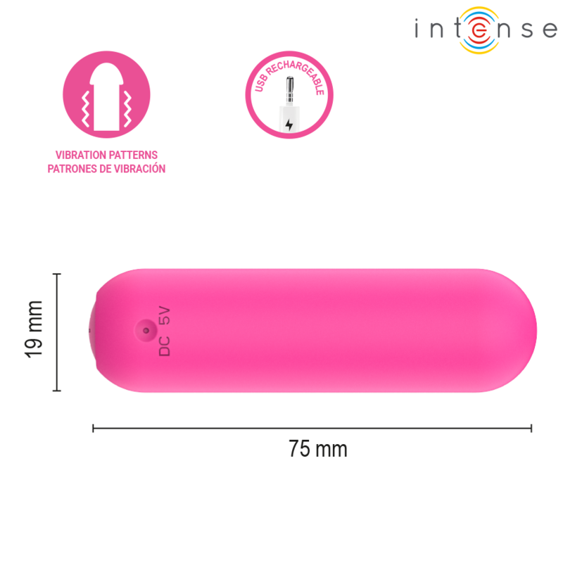 INTENSE - JUDY VIBRATORE RICARICABILE A FORMA DI BULBO CON TELECOMANDO ROSA – Telecomando – foto 4