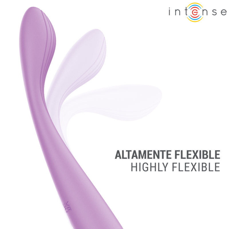 INTENSE - LUCCA STIMOLATORE DEL PUNTO G FLESSIBILE RICARICABILE TRAMITE USB – Vibratori HI-TECH – foto 4